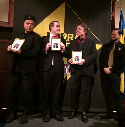 3:a Love Melander - 1:a Seth Engström 2:a Tom Stone - Prisutdelare John Lönnqvist