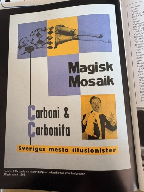 Urklipp från boken Trollare och andra underhållare